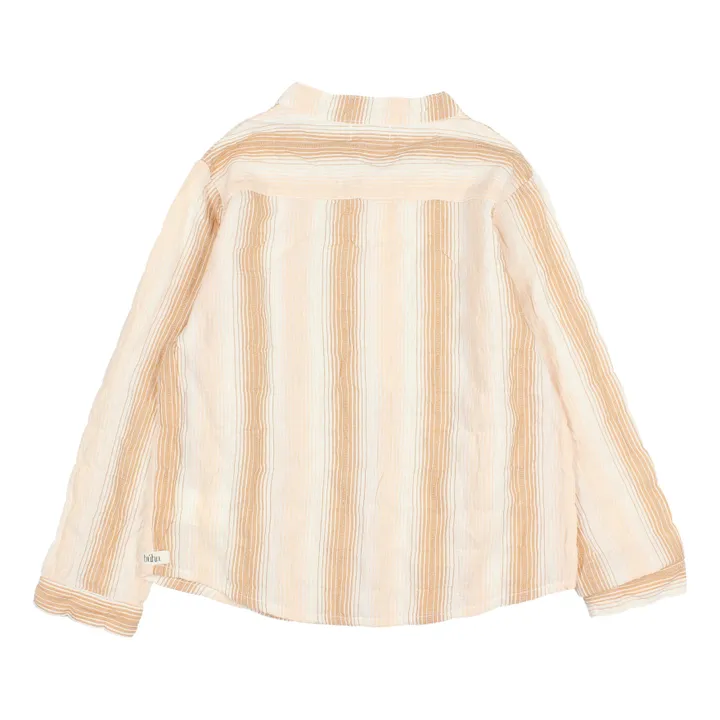 Búho Kurta Coton Bio Rayée | Ecru
