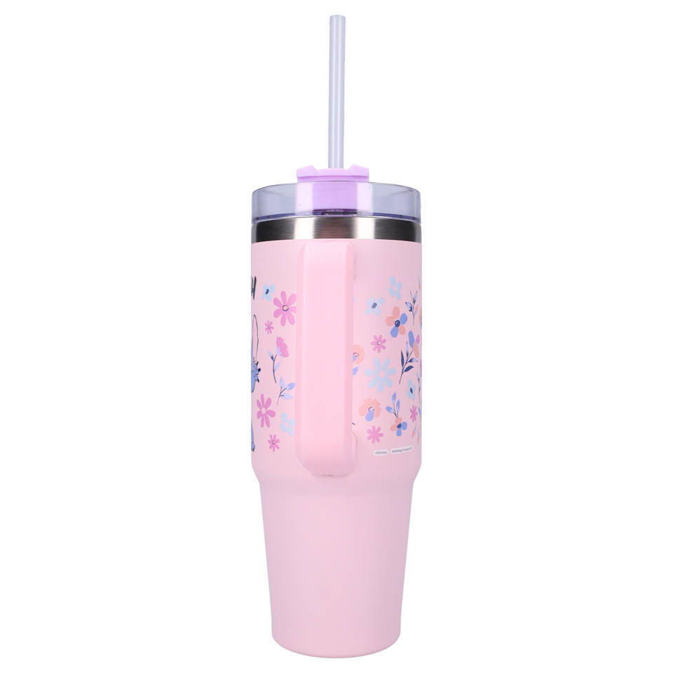 Bottled Bliss Stitch drinkfles - 900 ml - roze