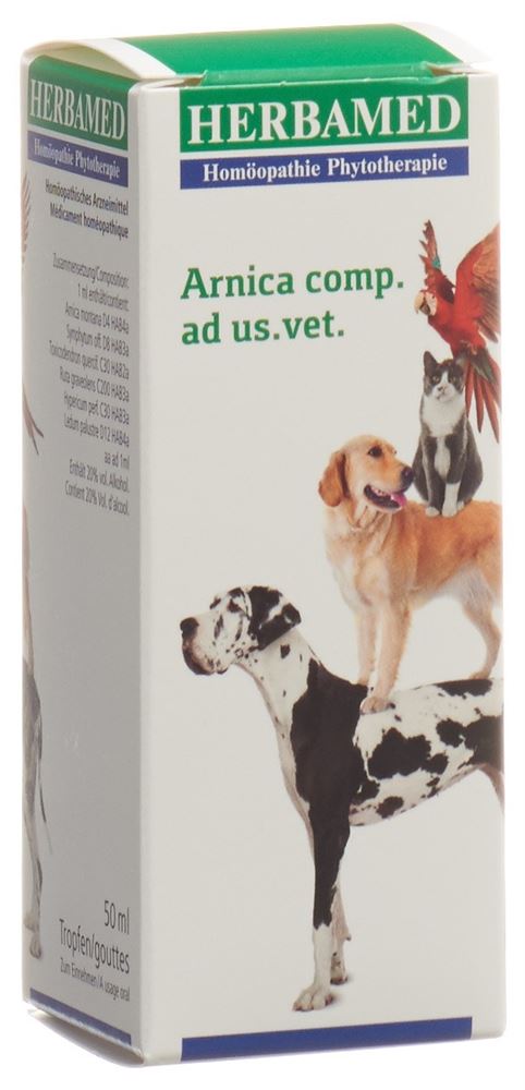 HERBAMED Arnica comp Tropfen ad us vet 50 ml