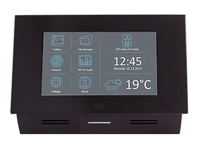 2N Indoor Touch - 2.0 - berøringspanel - kablet - 10/100 Ethernet - sort