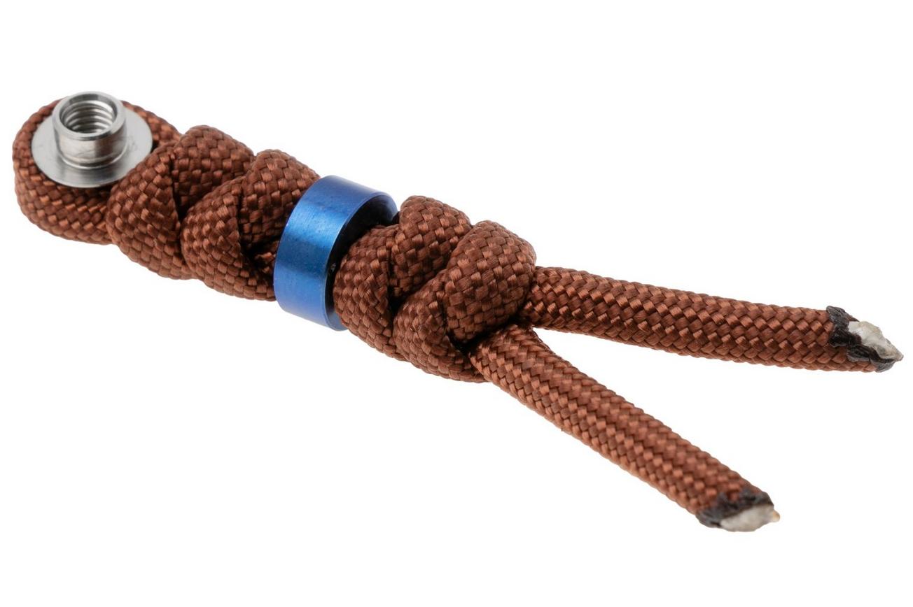 Chris Reeve Small Inkosi Lanyard with bead rust/blue SIN-7017