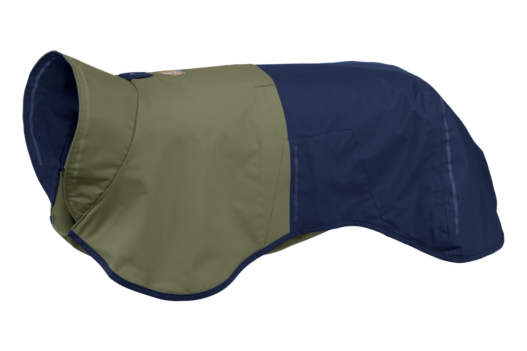 Veste imperméable étanche et coupe-vent sun shower™ avec passage pour la laisse. Couleur: midnight blue (marine/kaki), taille: xxs