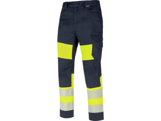 Pantalon haute visibilité FLUO ONE jaune/marine