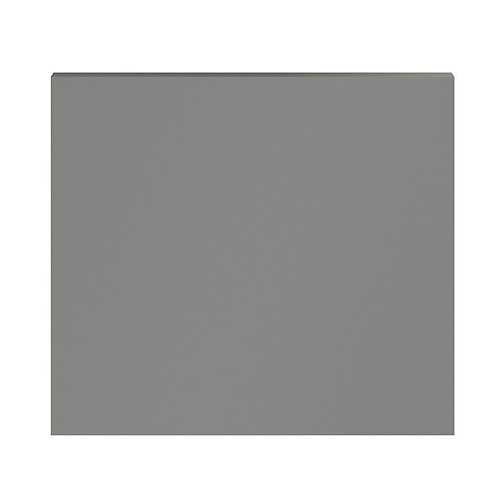 Côté de remplacement pour hotte GoodHome Balsamita gris mat H. 32 cm x l. 36 cm x Ep. 18 mm