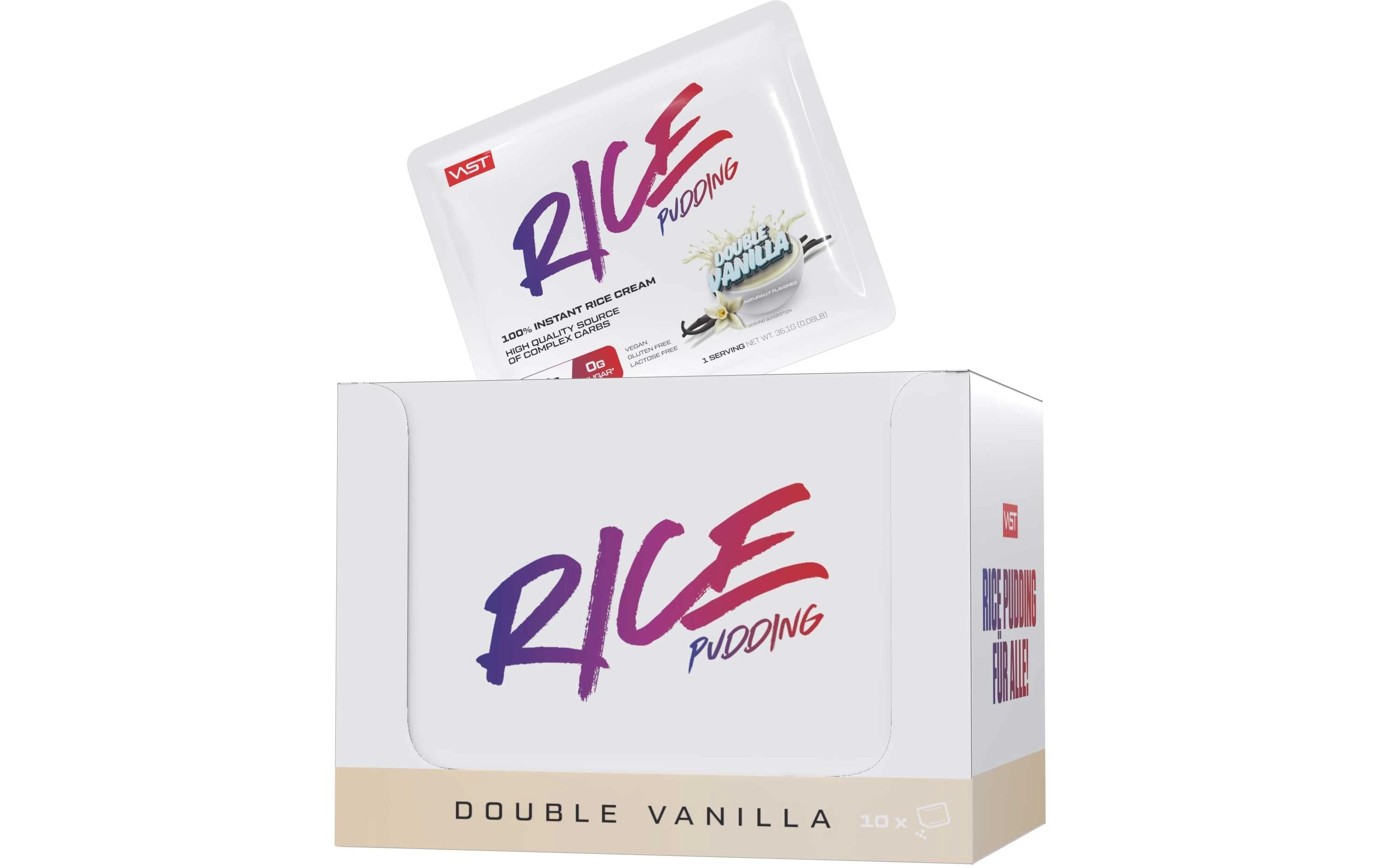 Instant Rice Pudding Box 10x 36.1g Double VanillaInstant Reismehl