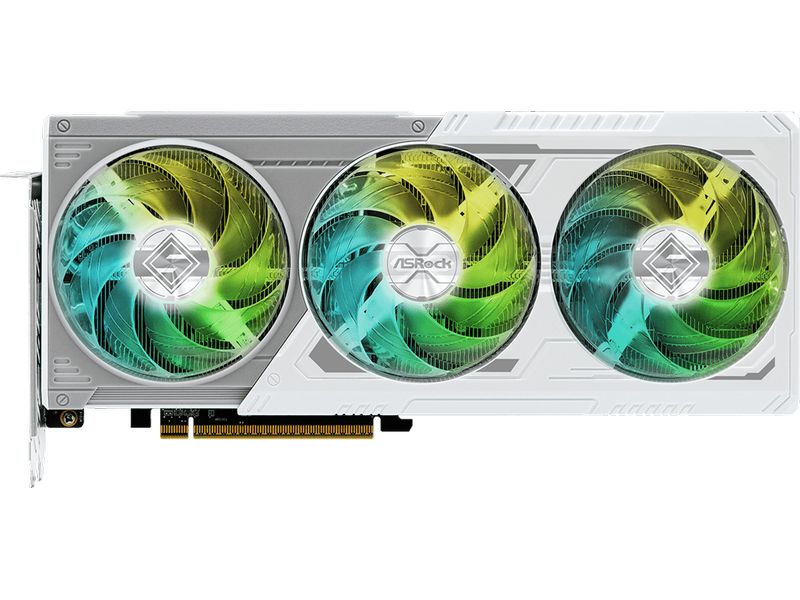 ASRock Grafikkarte AMD Radeon RX9060 XT Steel Leg 16GB OC GDDR6 Grafikkarte mit 16 GB Speicherkapazität