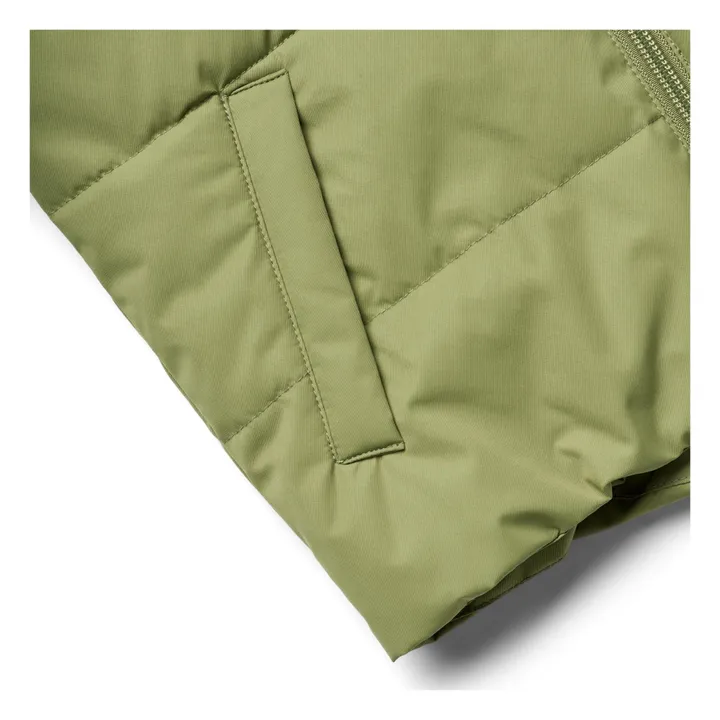 Wheat Veste Puffer Sans Manches Andre Unie Fibres Recyclées | Vert