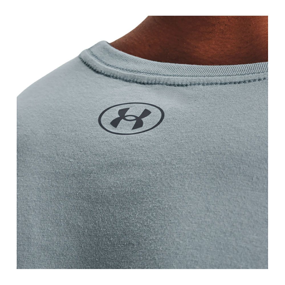 Under Armour UA GL FOUNDATION - Tee-shirt Homme harbor blue/harbor blue/white