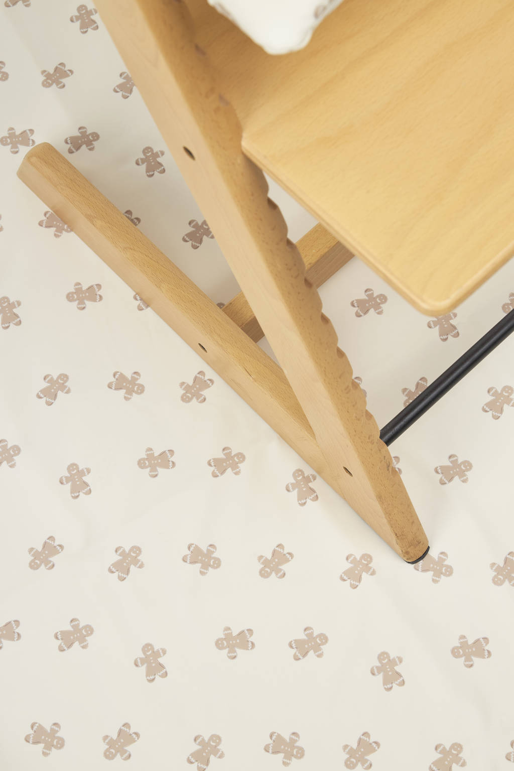 knoeimat gingerbread print 110 cm beige