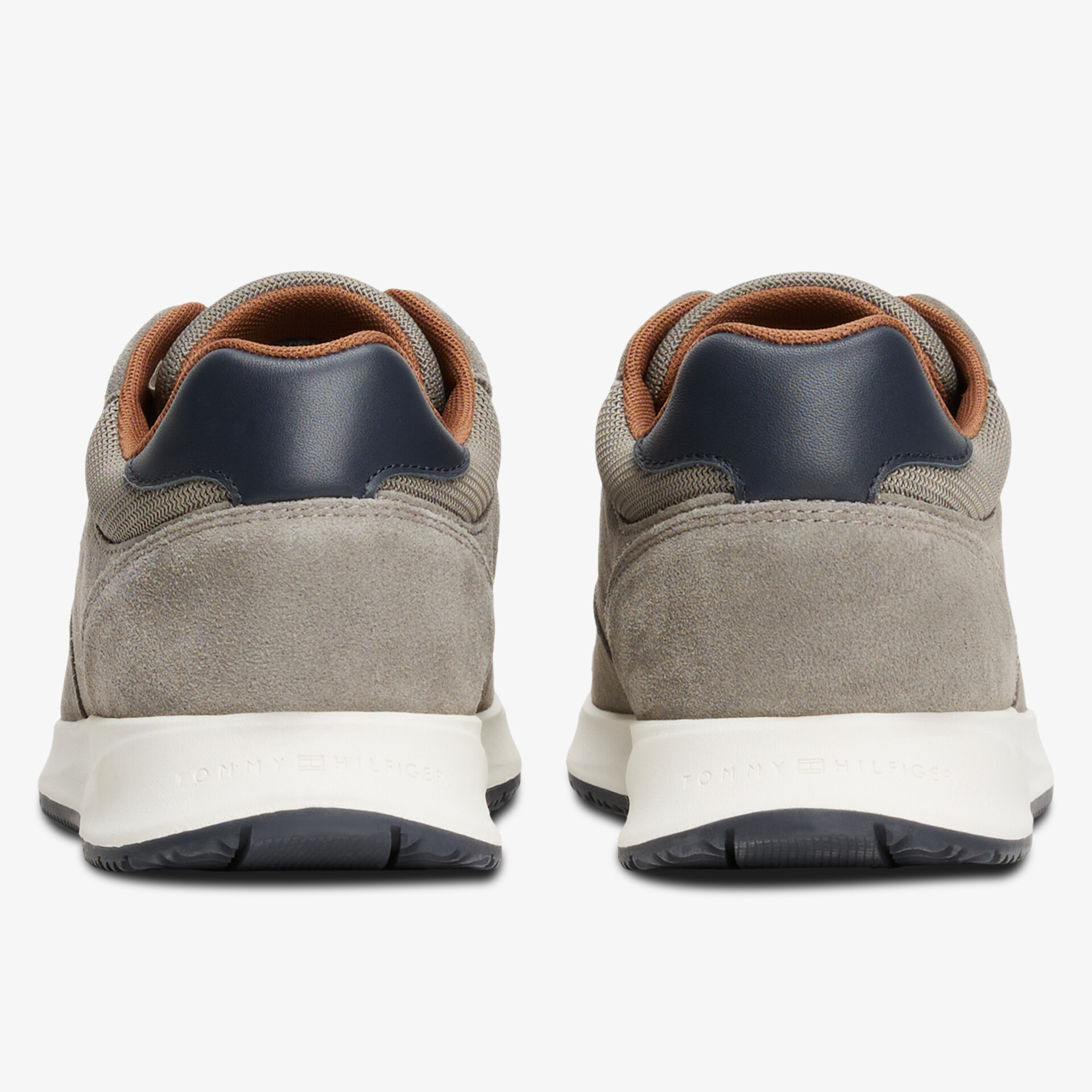 TOMMY HILFIGER Premium Suede Hybrid Herren Sneaker Low grau