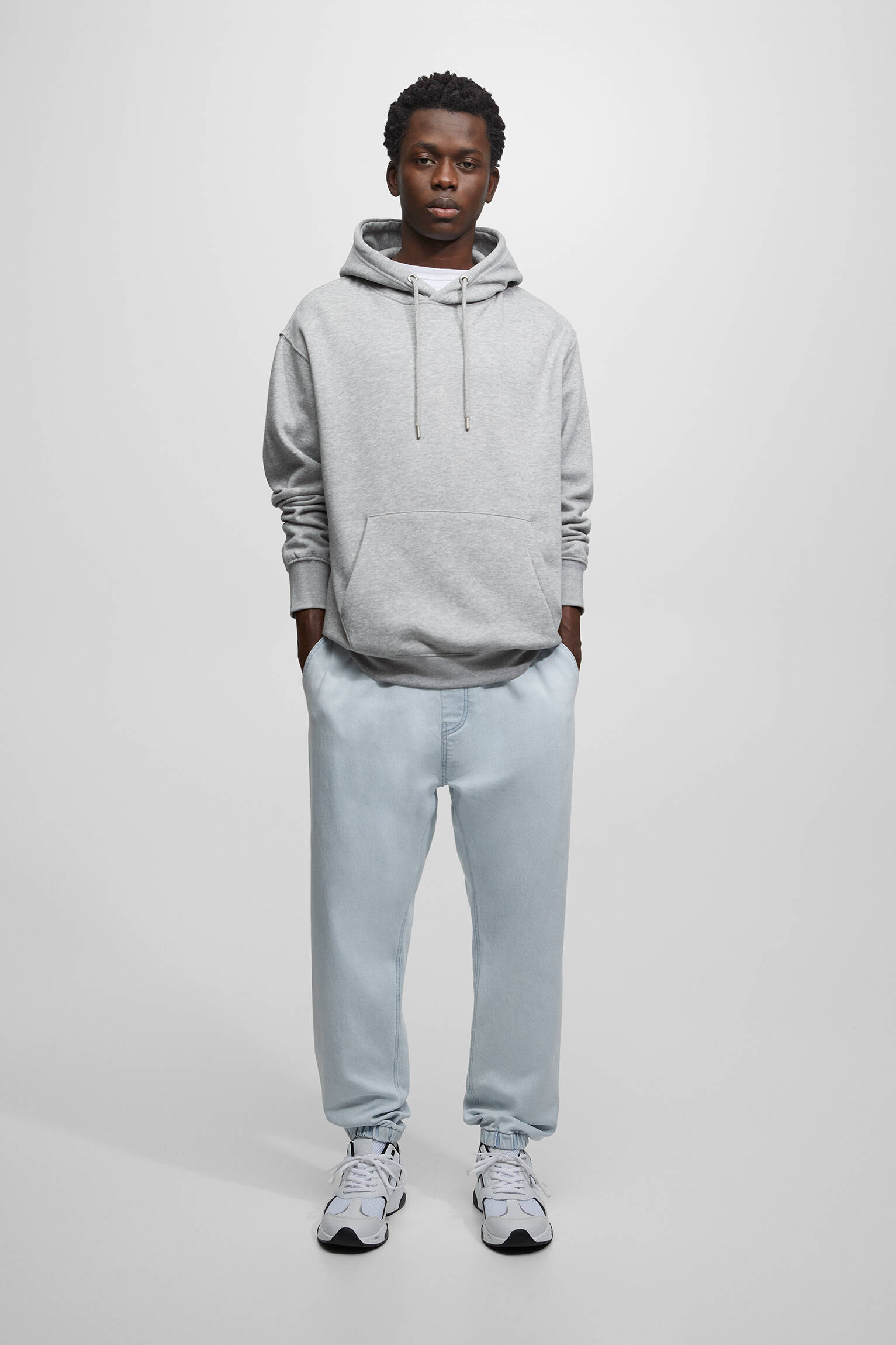 CALÇA JEANS JOGGER - ÍNDIGO CLARO