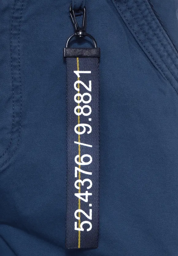 Regular Fit Cargoshorts - indigo blue