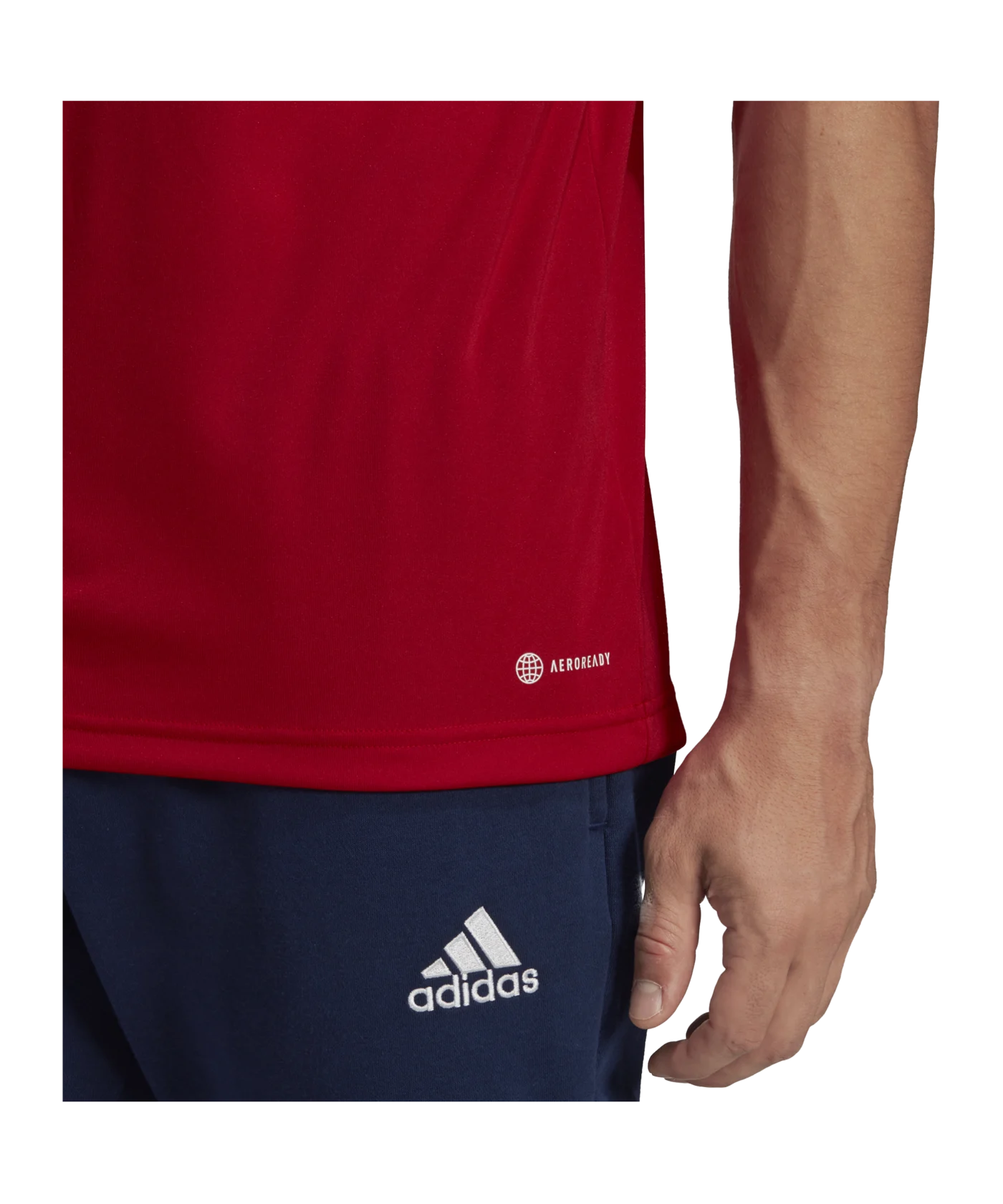 adidas Entrada 22 Poloshirt Rot