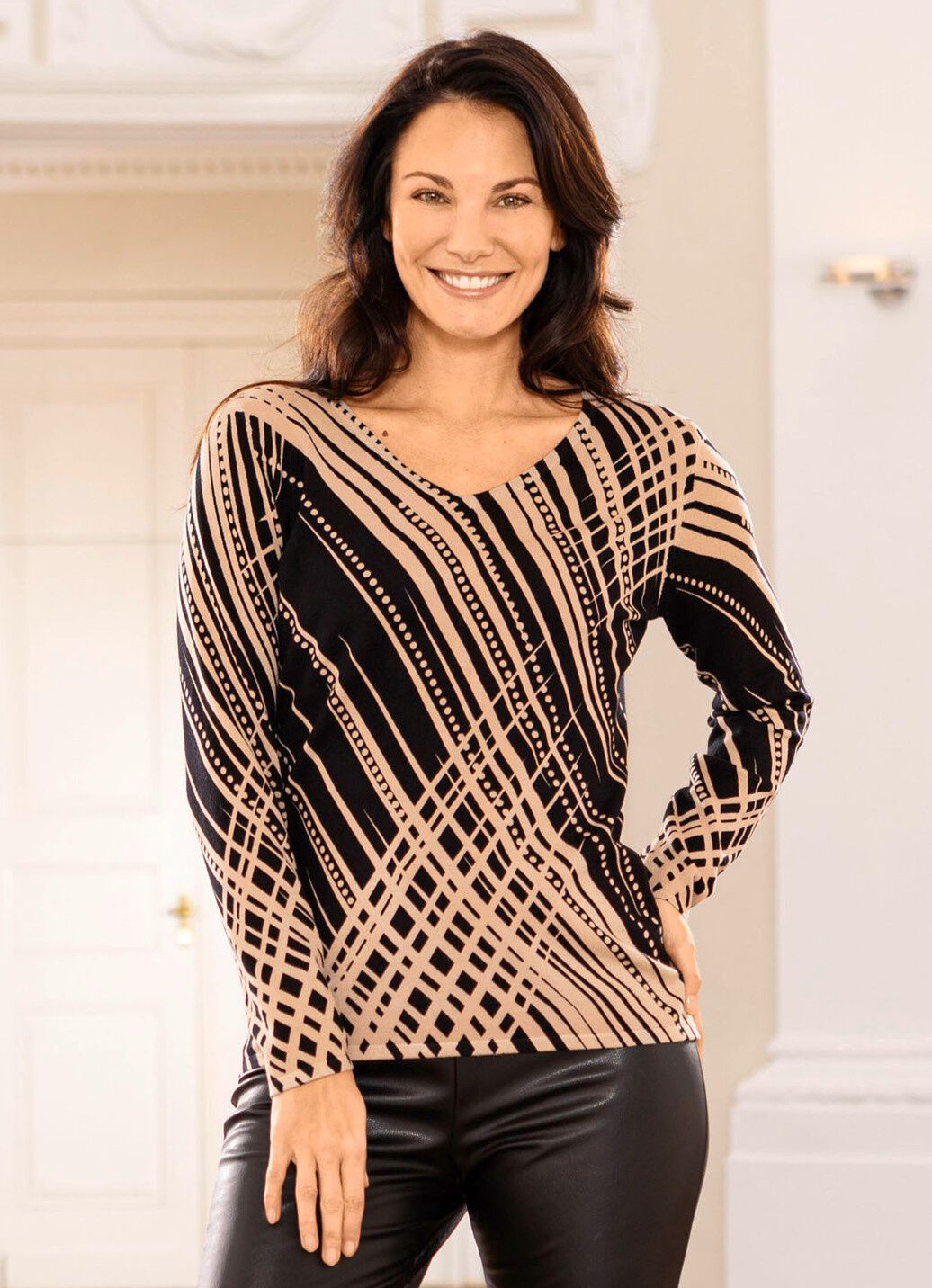 Pullover in Feinstrick