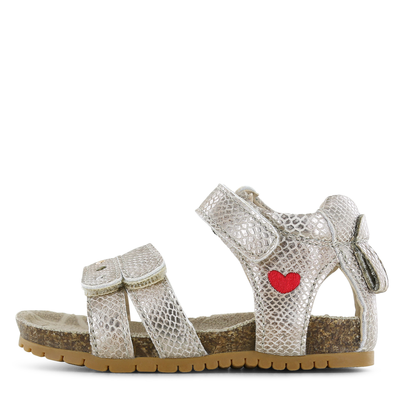 Shoesme metallisch goldene Sandale mit Herz
