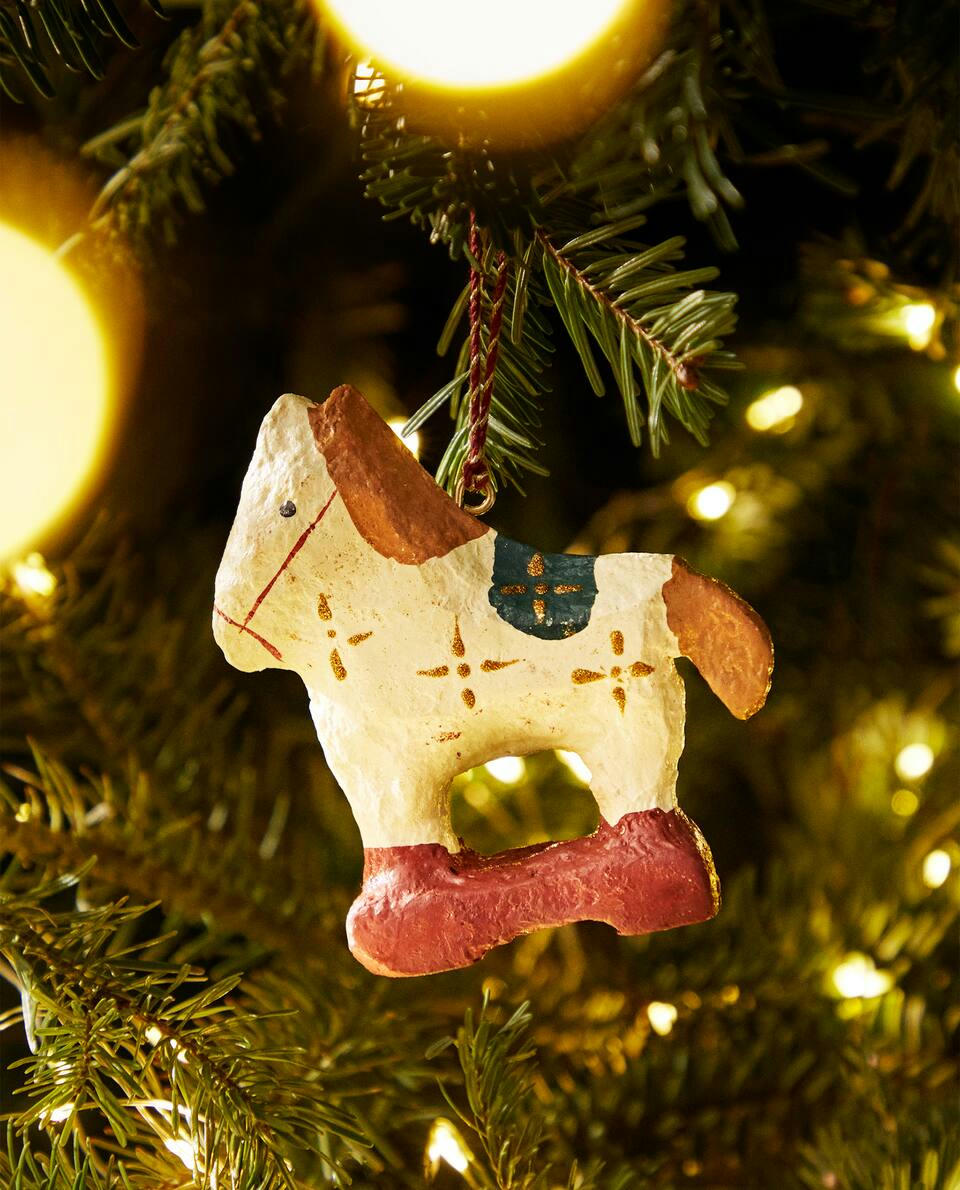 CAVALO DE BALANÇO DECORAÇÃO DE NATAL