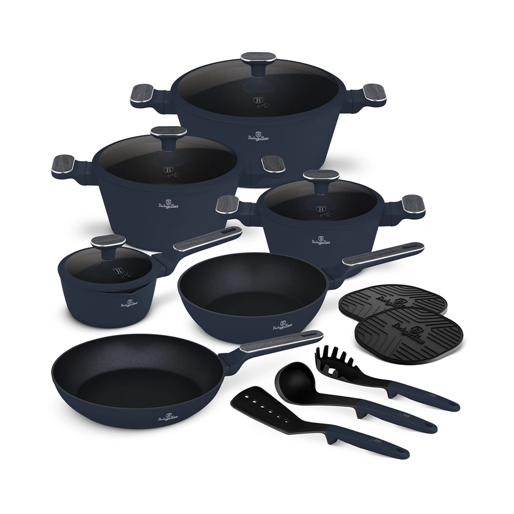 Berlinger Haus 15-teiliges Kochgeschirr-Set Deep Sea Collection
