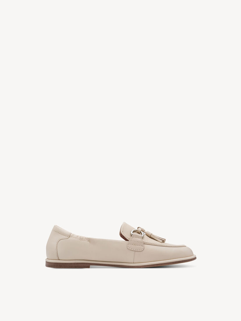 Leren Instappers - beige