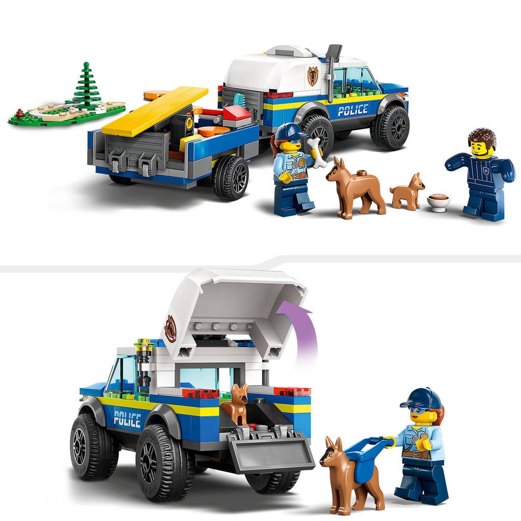 TrainingPolitie Mobiele training voor politiehonden, Speelgoed voor Kinderen 60369