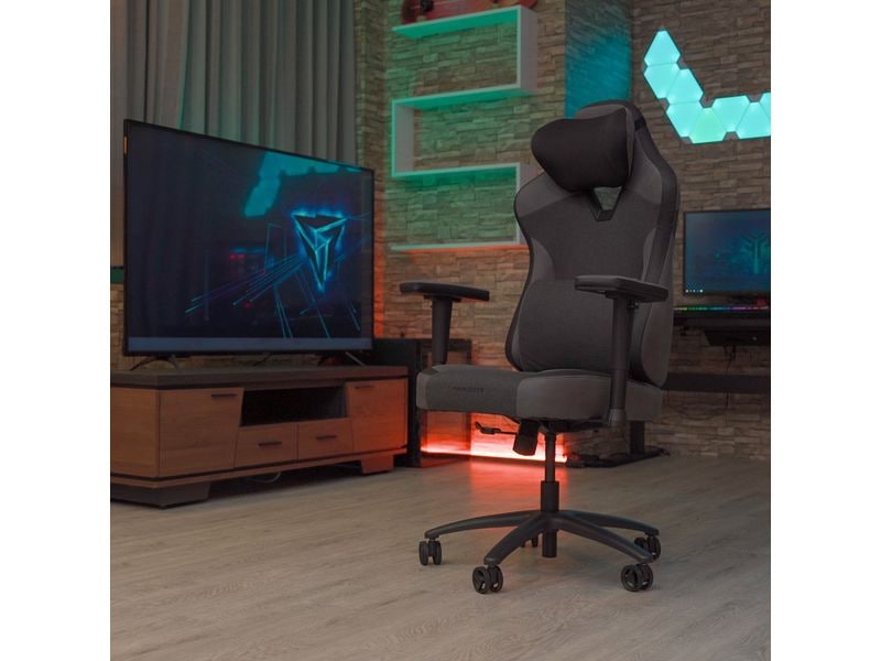 ThunderX3 Gaming-Stuhl EAZE Loft Schwarz Ergonomischer Gaming-Stuhl
