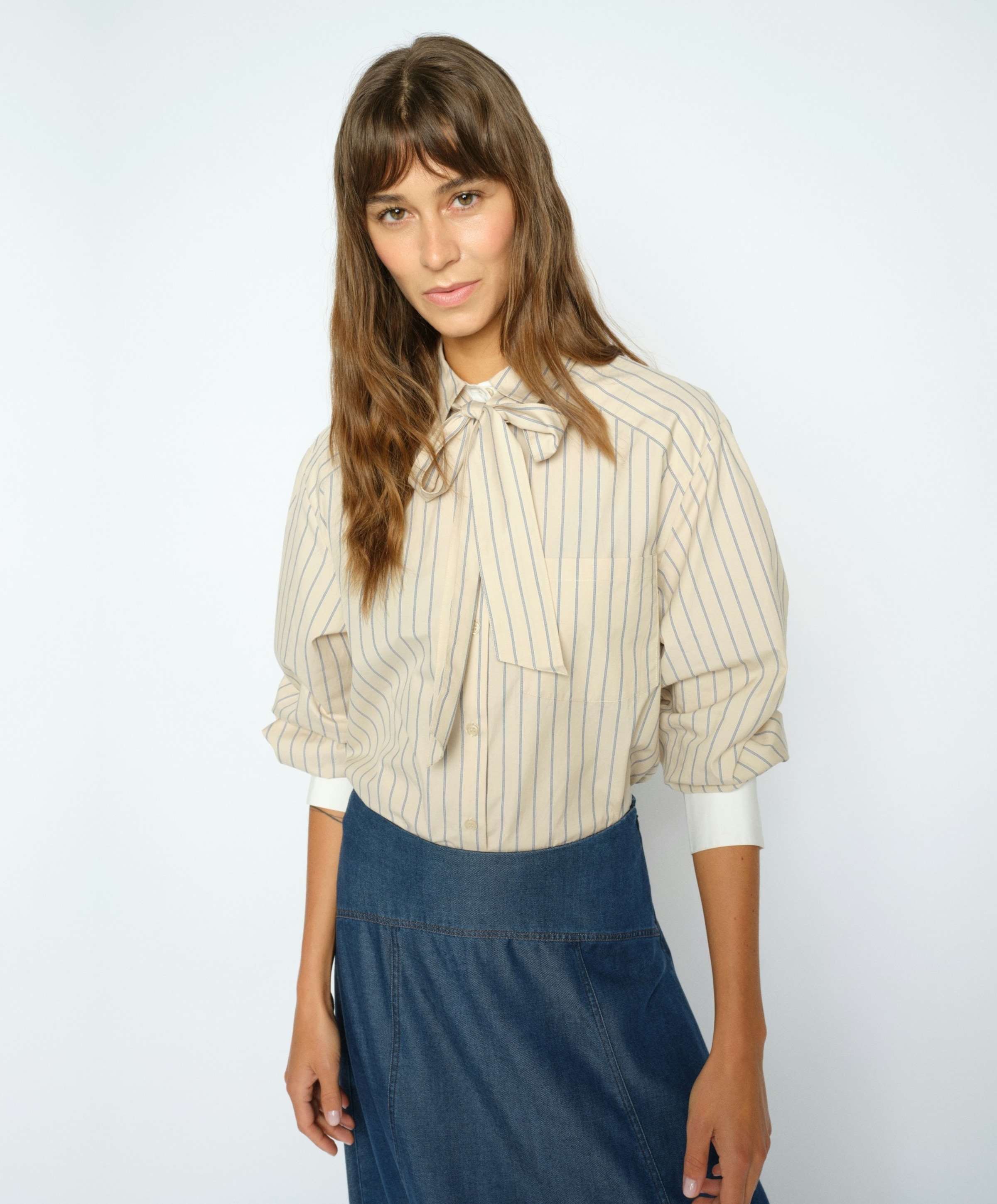 Mos Mosh Dames blouse beige