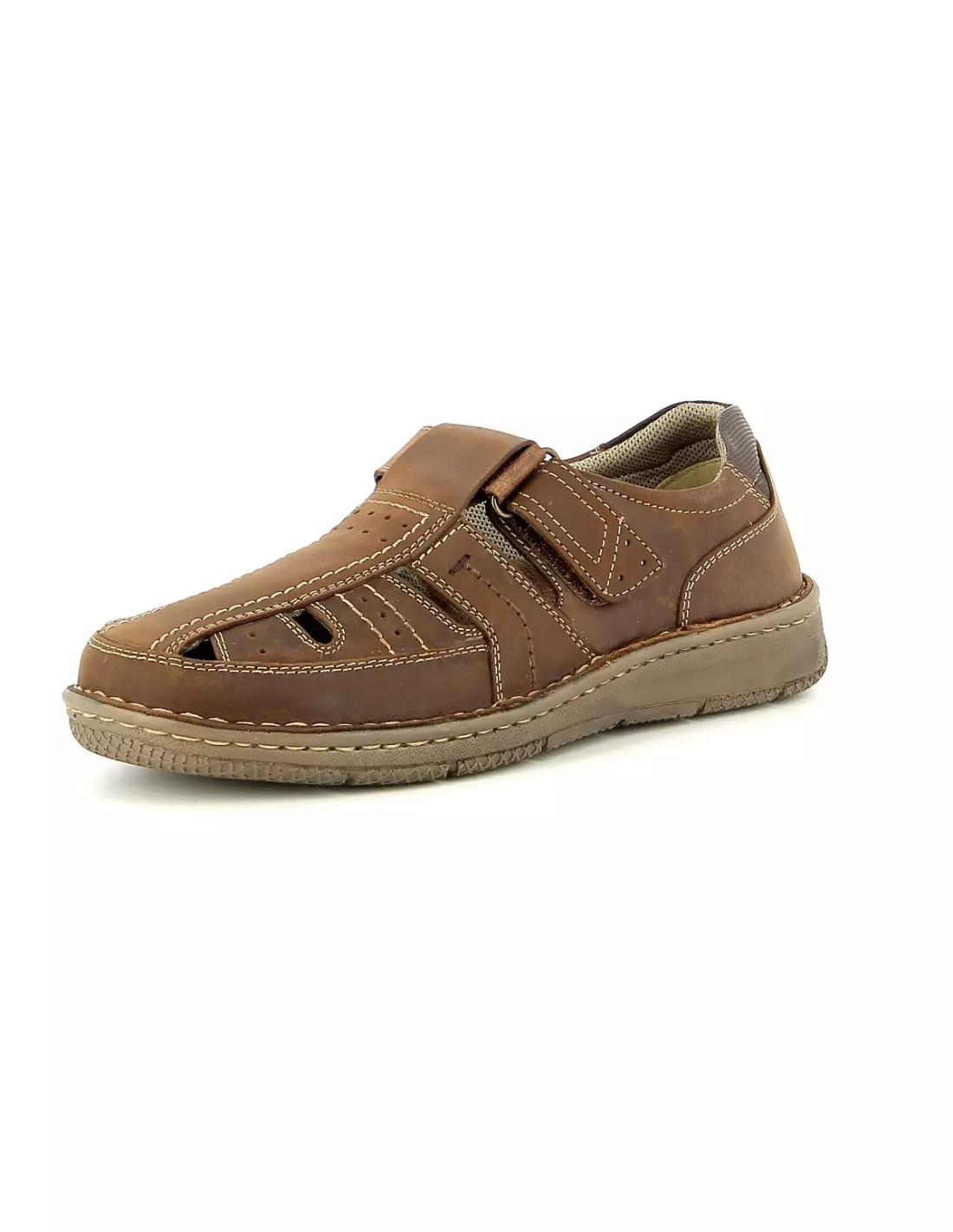 LEEWARD 58536 - Sandales, mules & nu-pieds Redbrown