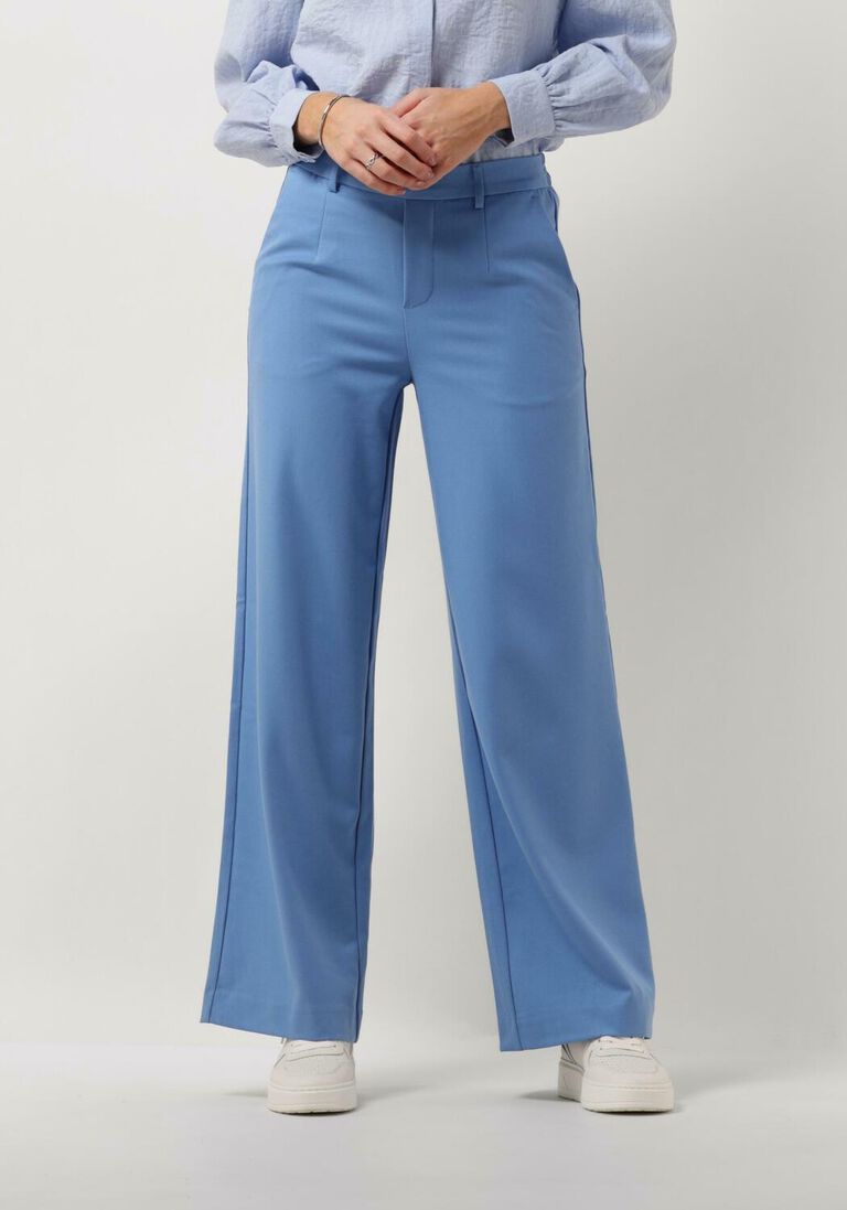 OBJECT lichtblauwe object pantalon objlisa wide pant