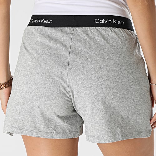 Short Jogging Femme QS6947E Gris Chiné