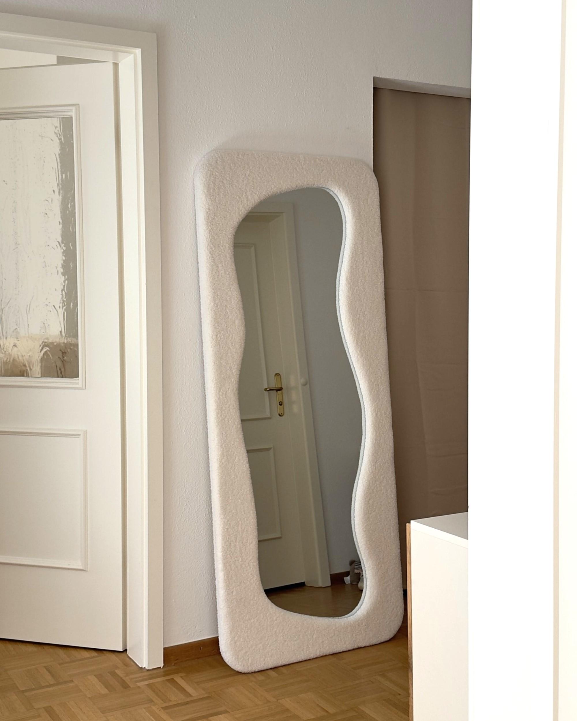 Wandspiegel QUIMPER 70 cm 170 cm Gebroken wit