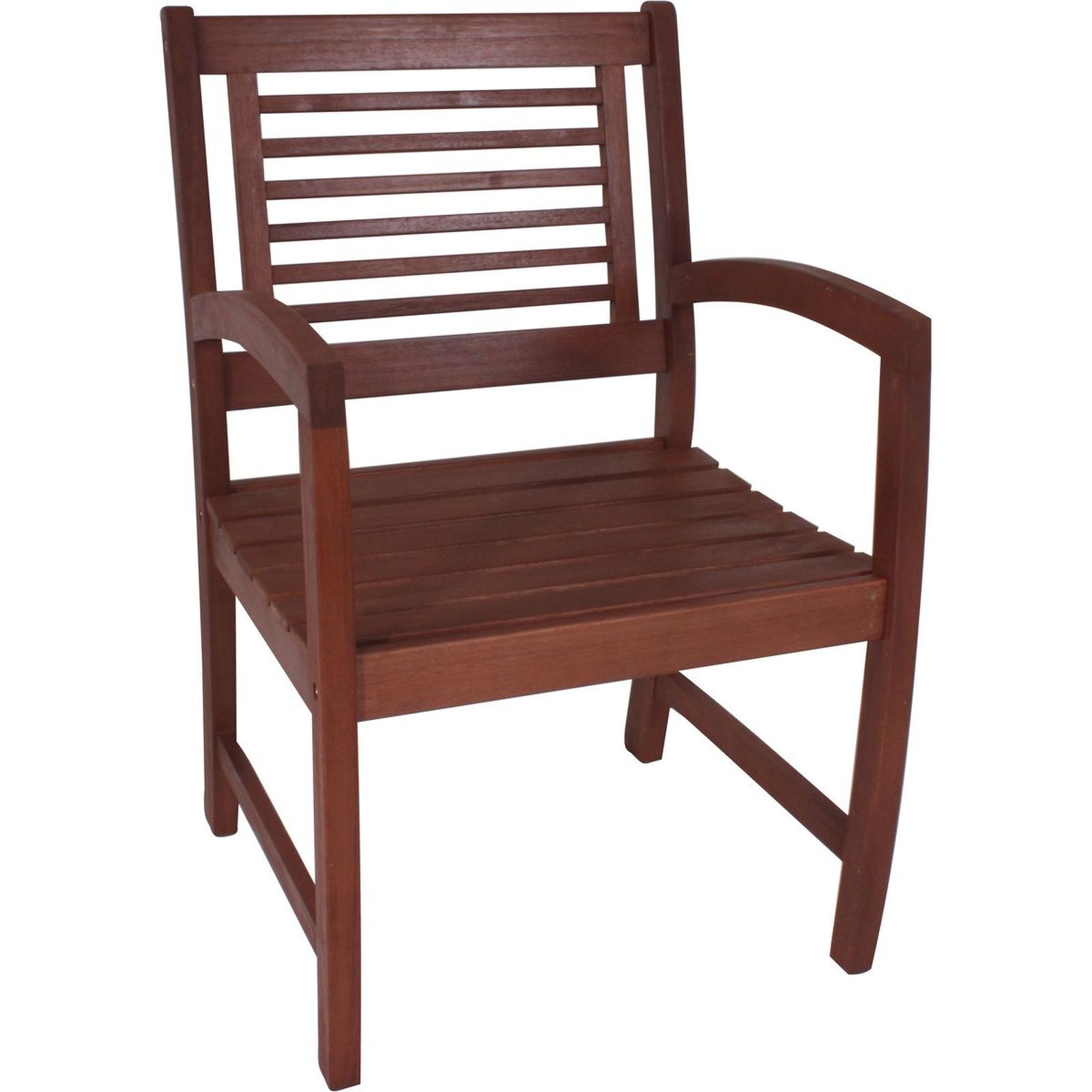 Armsessel MADISON - braun - Eukalyptus