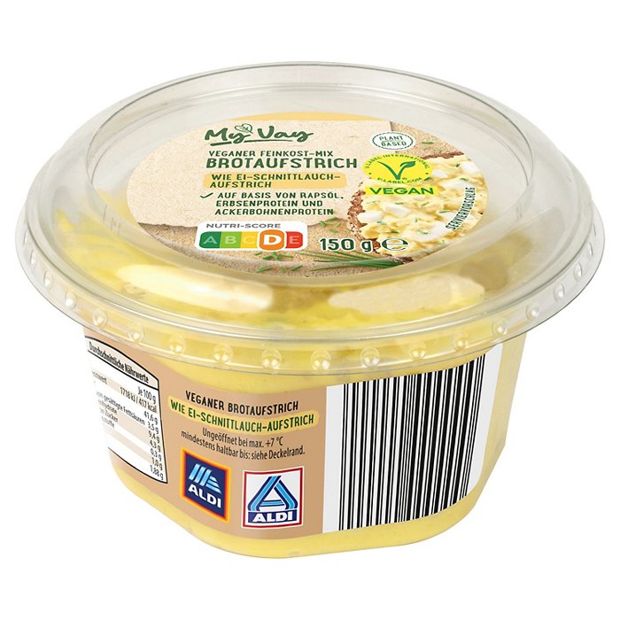 MY VAY Veganer Feinkost-Mix 150 g, Ei-Schnittlauch