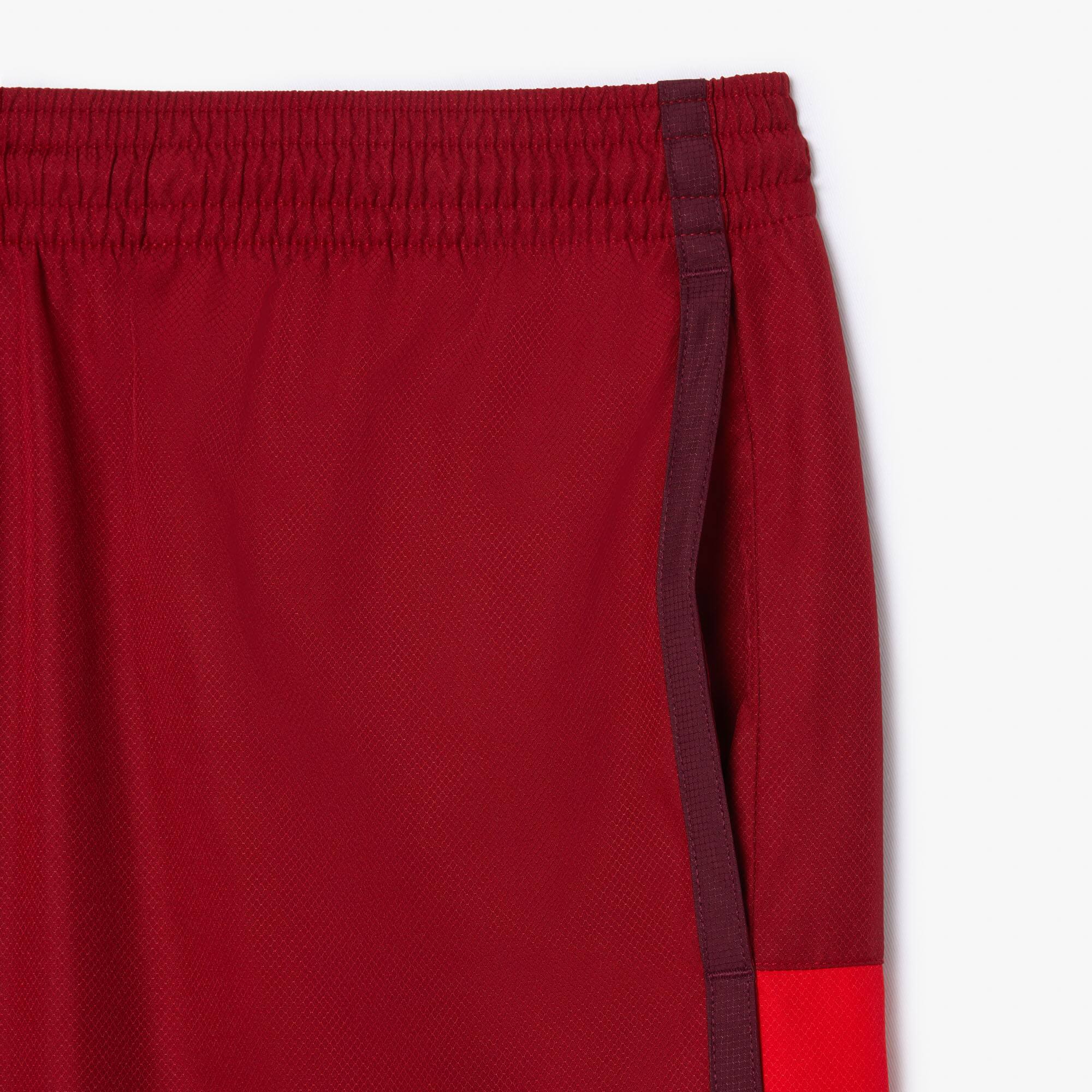 Herren LACOSTE SPORT Shorts mit Colorblock-Einsatz Bermudas - Rot - Lacoste - Herren