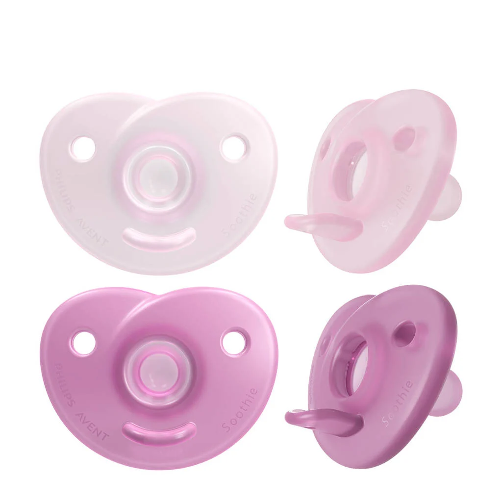 Top voor baby met borstvoedingSoothie 0-6M Roze SCF099/22 2 stuks
