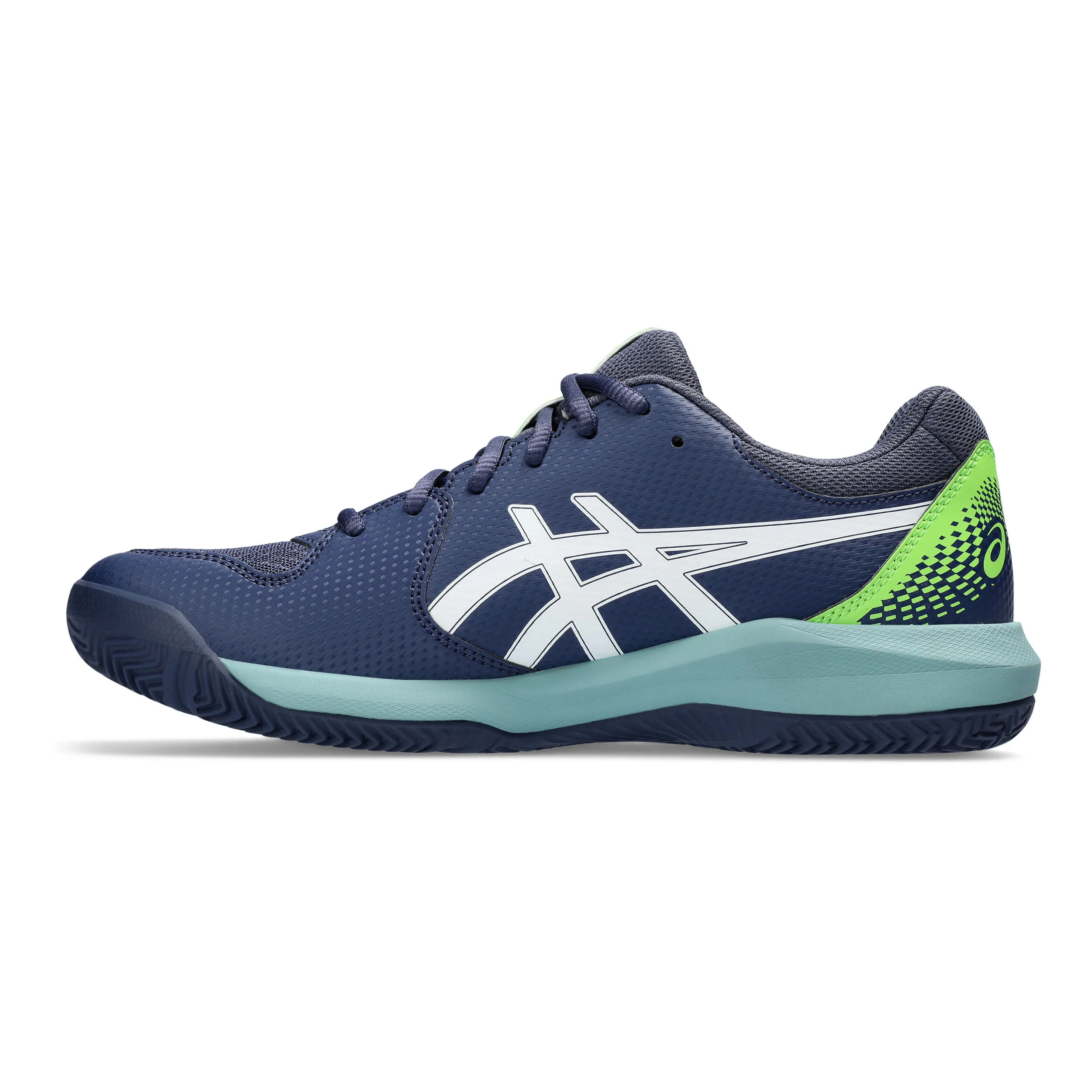 ASICS Gel-Dedicate 8 Chaussures Padel Hommes - Bleu Foncé , Blanc