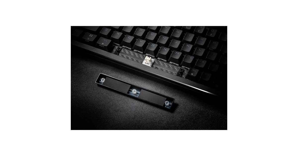 ASUSROG Azoth Extreme, gaming toetsenbord  (Zwart, US lay-out, ROG NX Snow, RGB leds, 75%, Hot-swappable, PBT Double-shot, Bluetooth / 2.4GHz / USB 2.0)