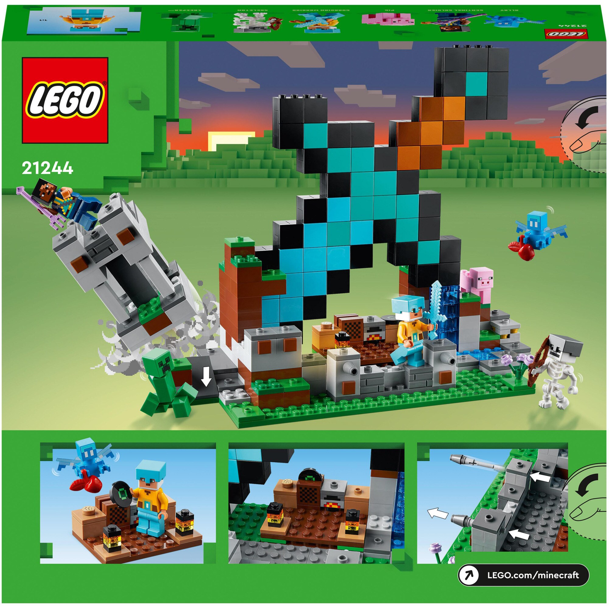 LEGO Konstruktionsspielzeug Minecraft Der Schwert-Außenposten