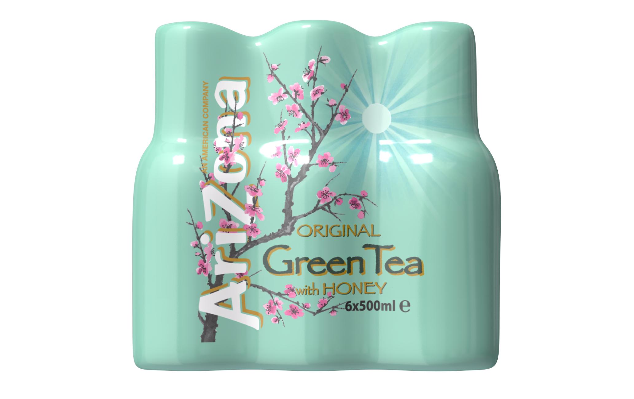 Green Tea with Honey 6 x 0.5 lErfrischungsgetränk mit grünem Tee und Honig