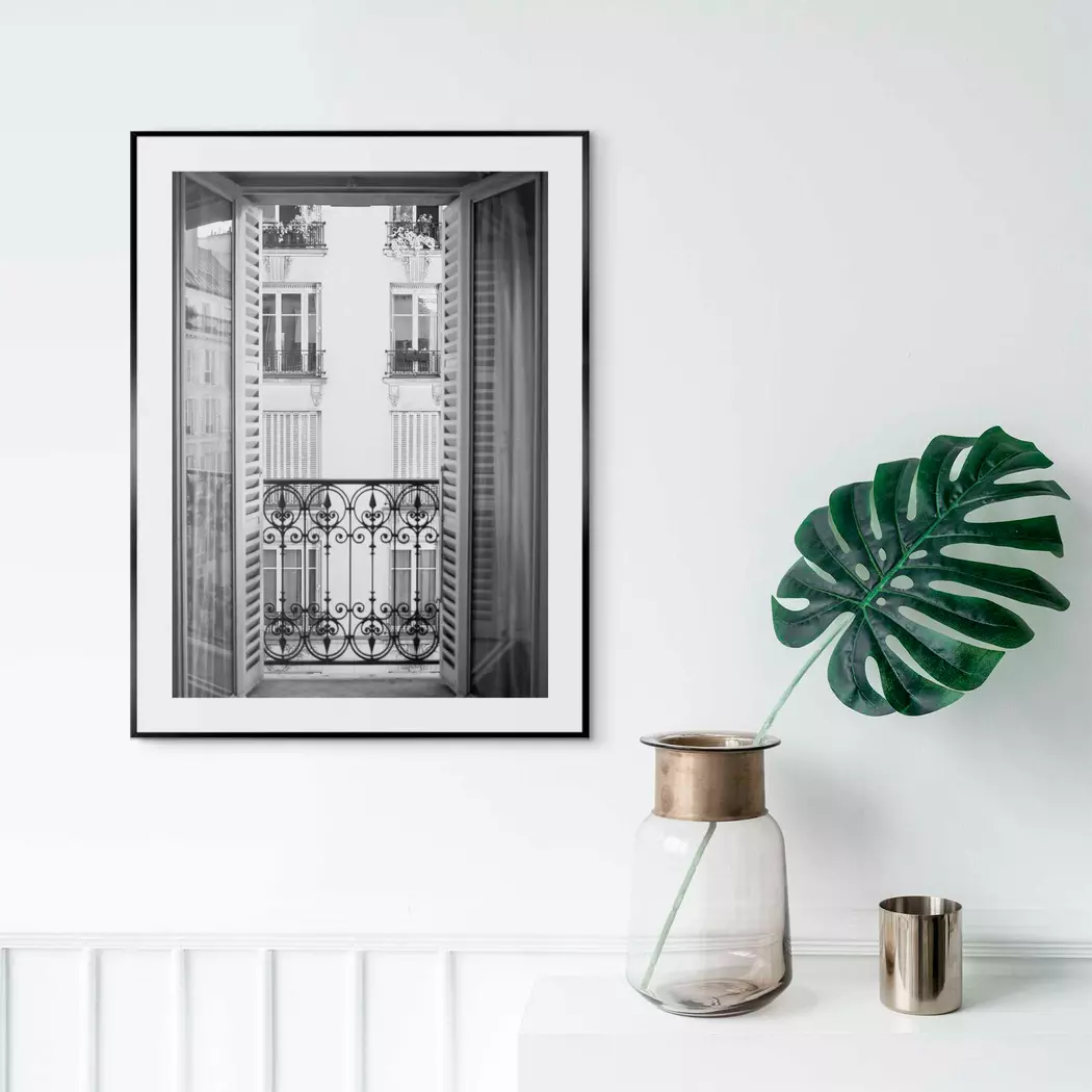 Wandbild 30 x 40 cm Classic Balcony