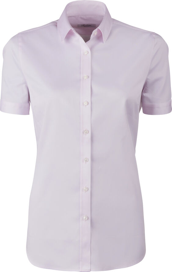 Stenströms Shirt F short slv stretch satin Pink