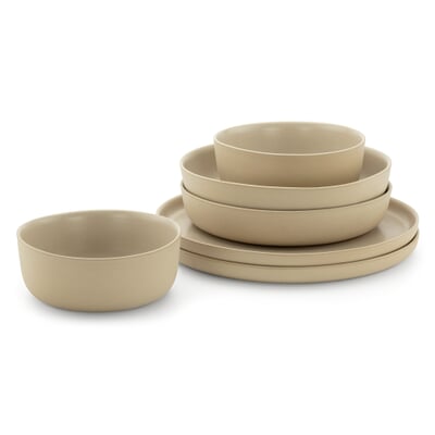 Schale, Natur-Beige