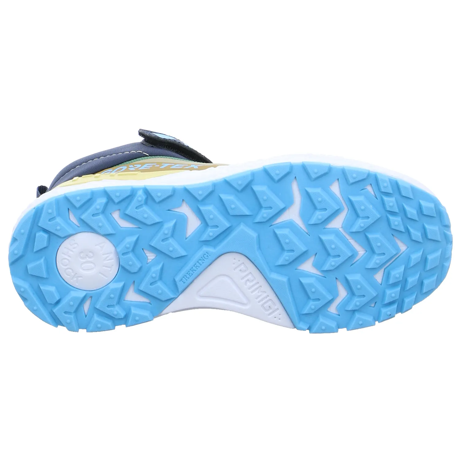 PRIMIGI Kleinkinder-Halbschuh Klett Grün Textil  Sneaker Übergang