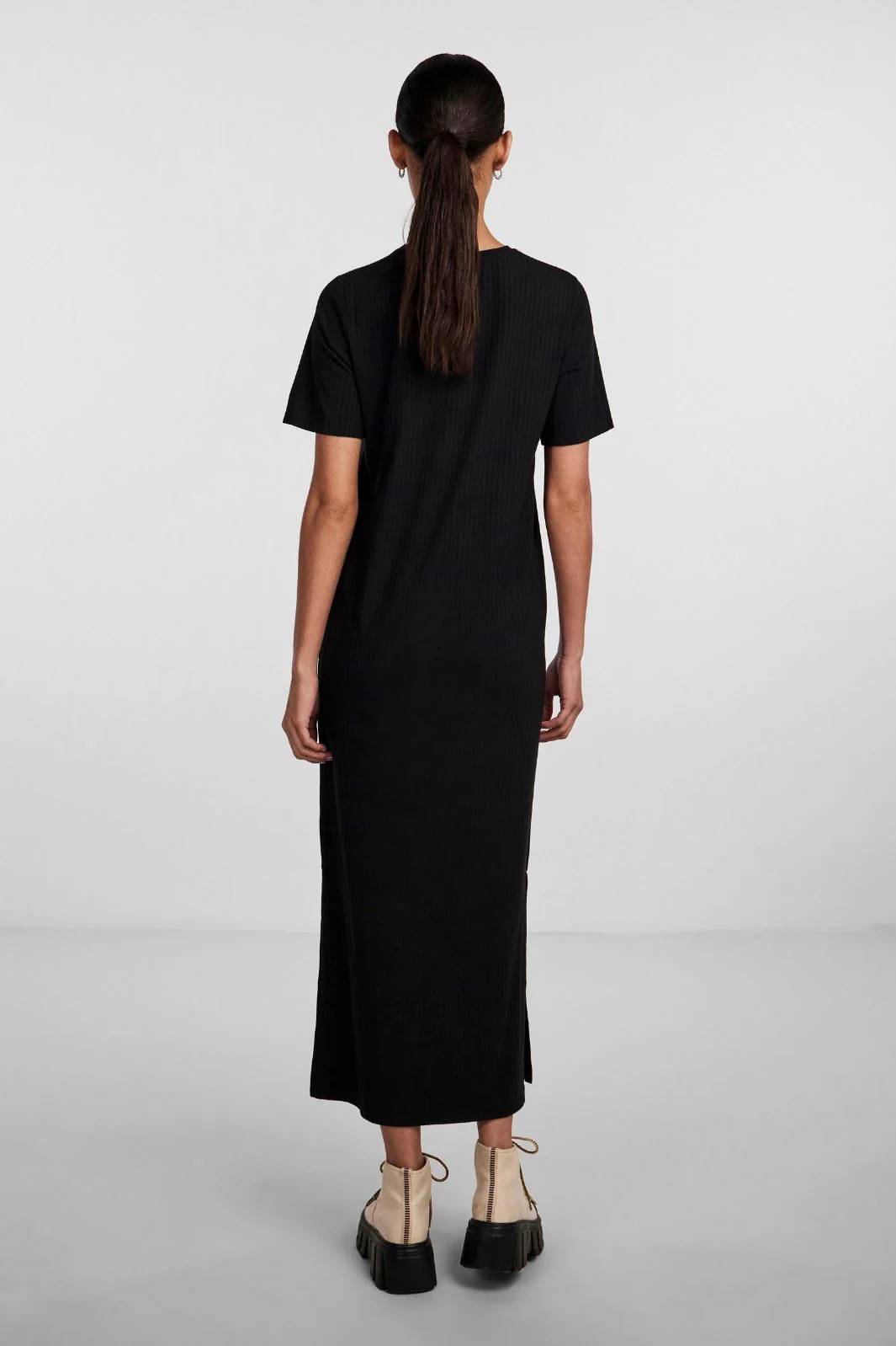 Pieces Pckylie Ss O-Neck Ankle Dress