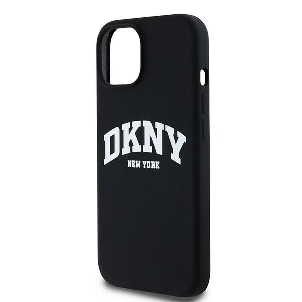iPhone 15 MagSafe Silikon Hülle Case (DKHMP15SSNYACH) - Schwarz