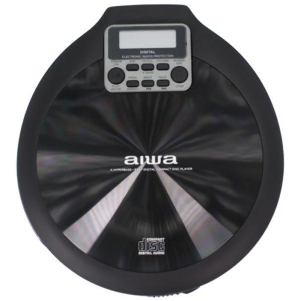 Aiwa Leitor de CDs Portátil MP3 PCD-810BK Black