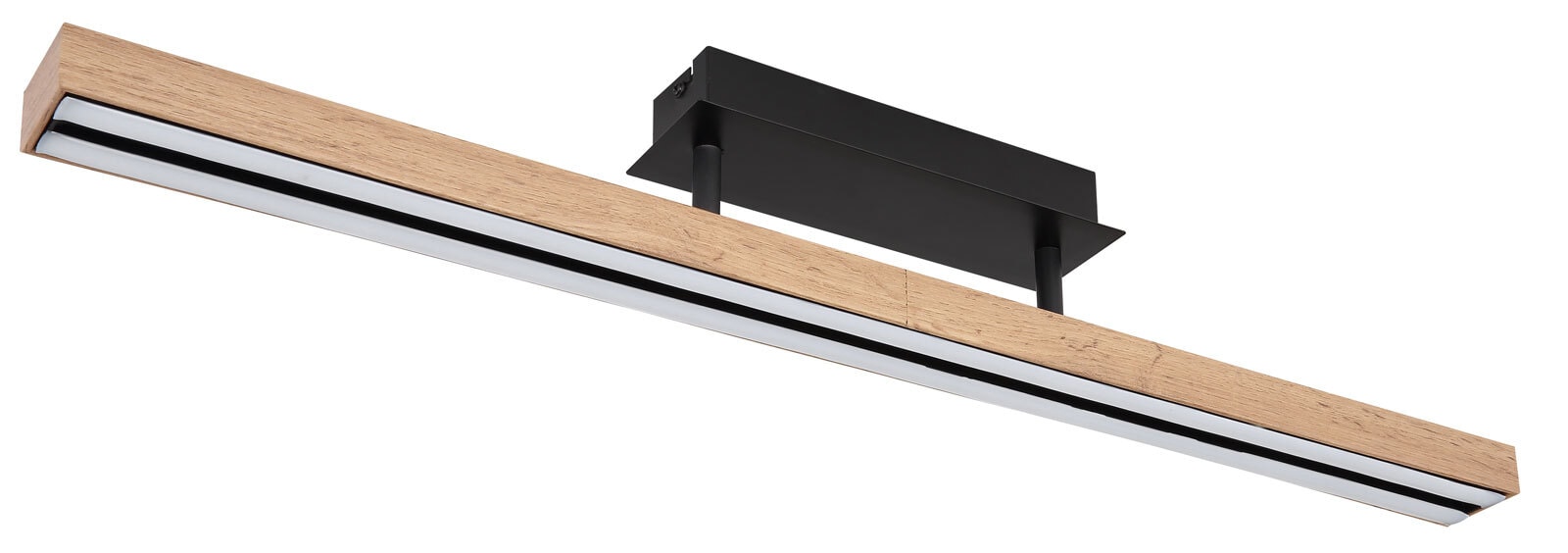 DORO Deckenlampe schwarz 416080WD6, B/H/T: 81,5 x 14 x 7,5 cm, Metall, Kunststoff
