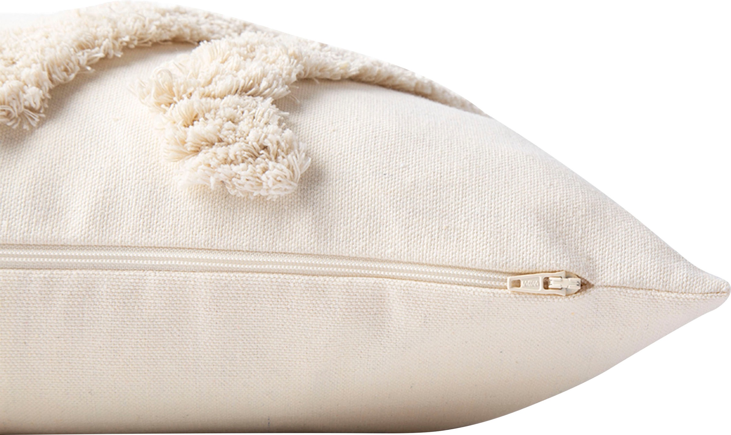 TOM TAILOR HOME Dekokissen »Fluffy Rhomus« mit aufgesetzten, fluffigen Rautenmotiv, Kissenhülle ohne Füllung