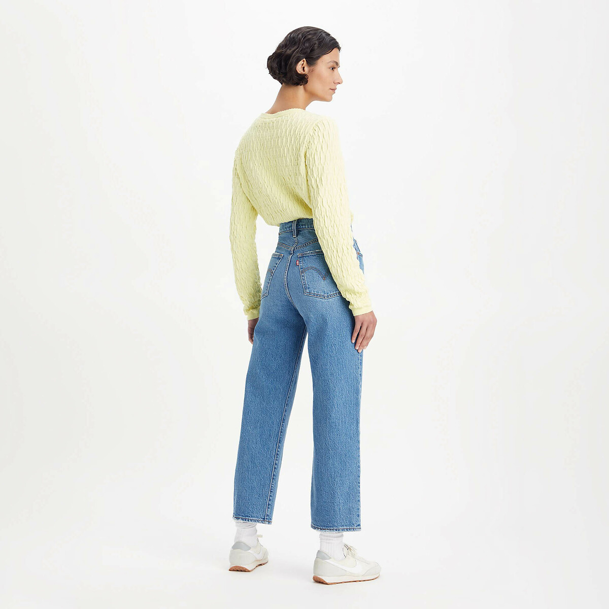 Calça jeans Levi's Ribcage reta até o tornozelo