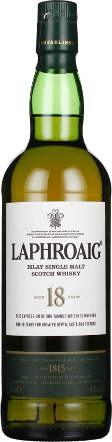 LAPHROAIG 18 YEARS SINGLE MALT 70CL