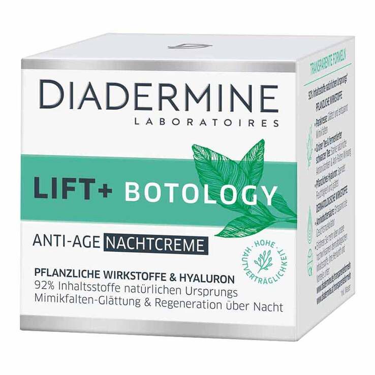 Diadermine Anti-Age Nachtcreme Lift + Botology, 50 ml