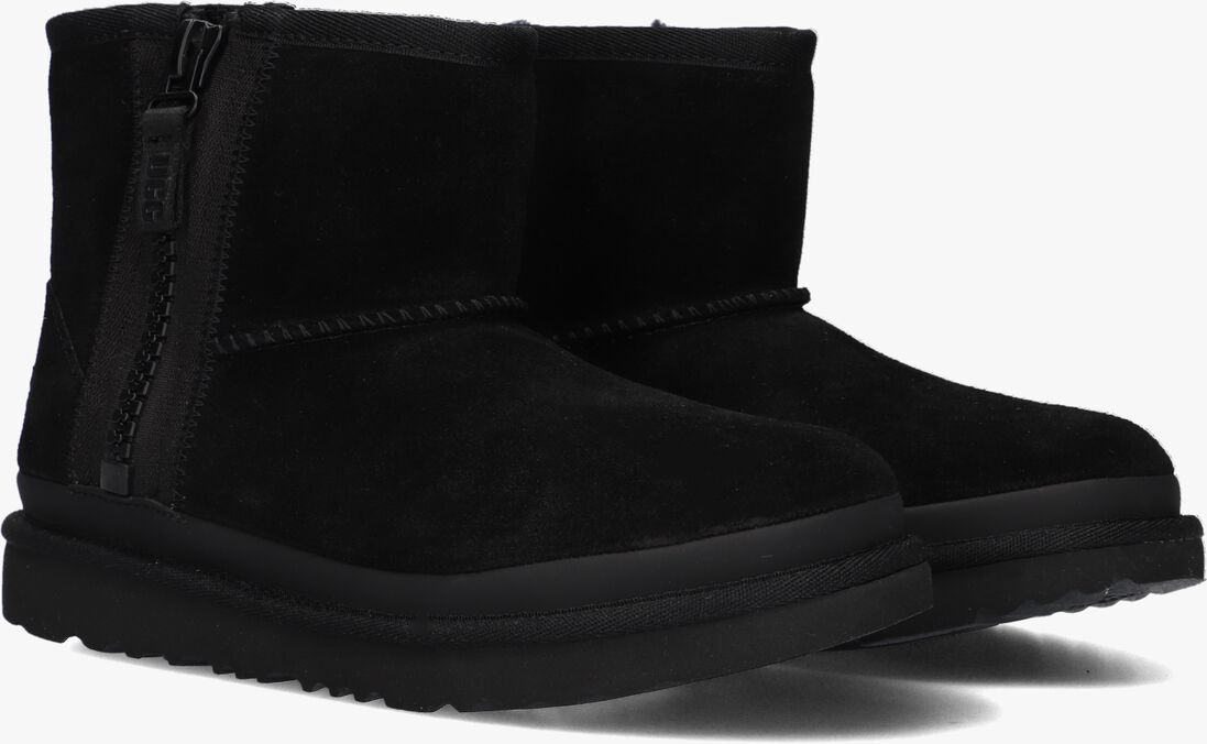 UGG zwarte ugg vachtlaarzen classic mini zipper k
